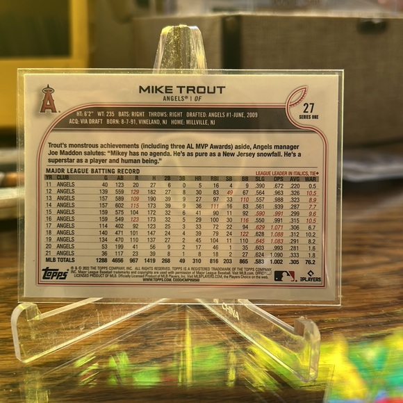 Mike Trout ‘Thumbs Up’ RARE - Picture 3 of 3